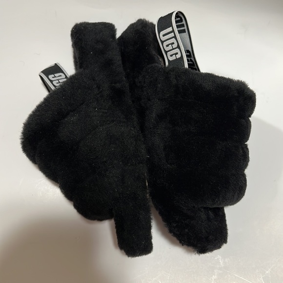 UGG Disco Slide Fur Sandals - Picture 2 of 14